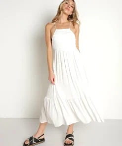 Z Supply Dresses>Jazmin Maxi Dress White