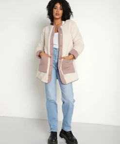 Z Supply Jackets>Rana Sherpa Jacket Lite Cola