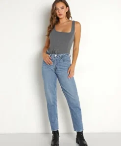 Z Supply Tops>Victoria Tank Charcoal