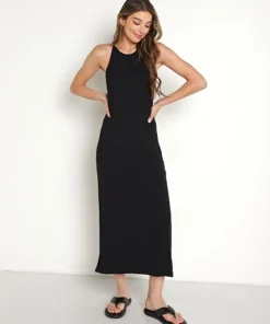 Z Supply Dresses>Viola Midi Dress Black